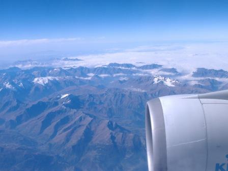Blick auf die Alpen